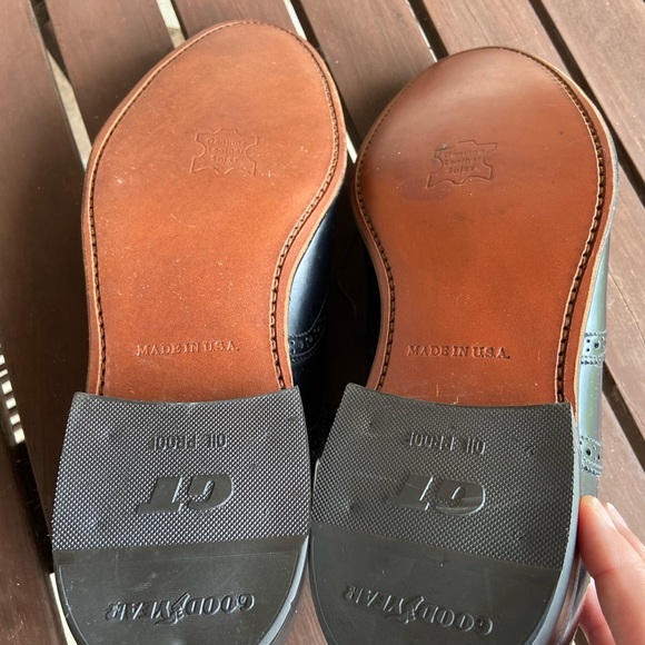 Good Year Men’s leather Leather sole steel tip black Oxford 10 1/2 Men’s sh… - Picture 7 of 14